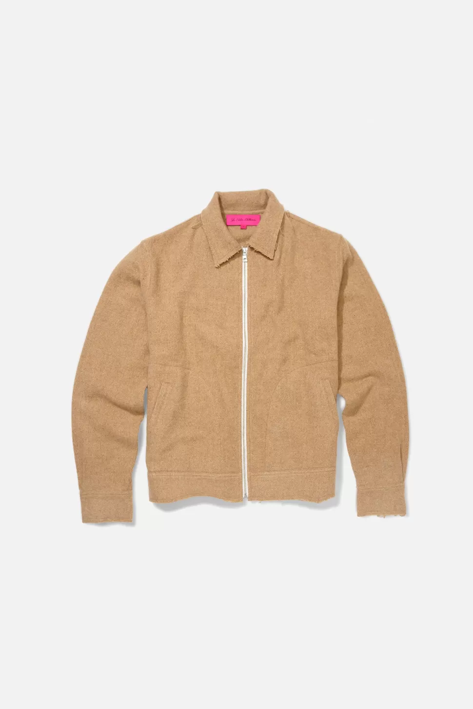 The Elder Statesman Woven Long Decon Jacket Camel Clearance