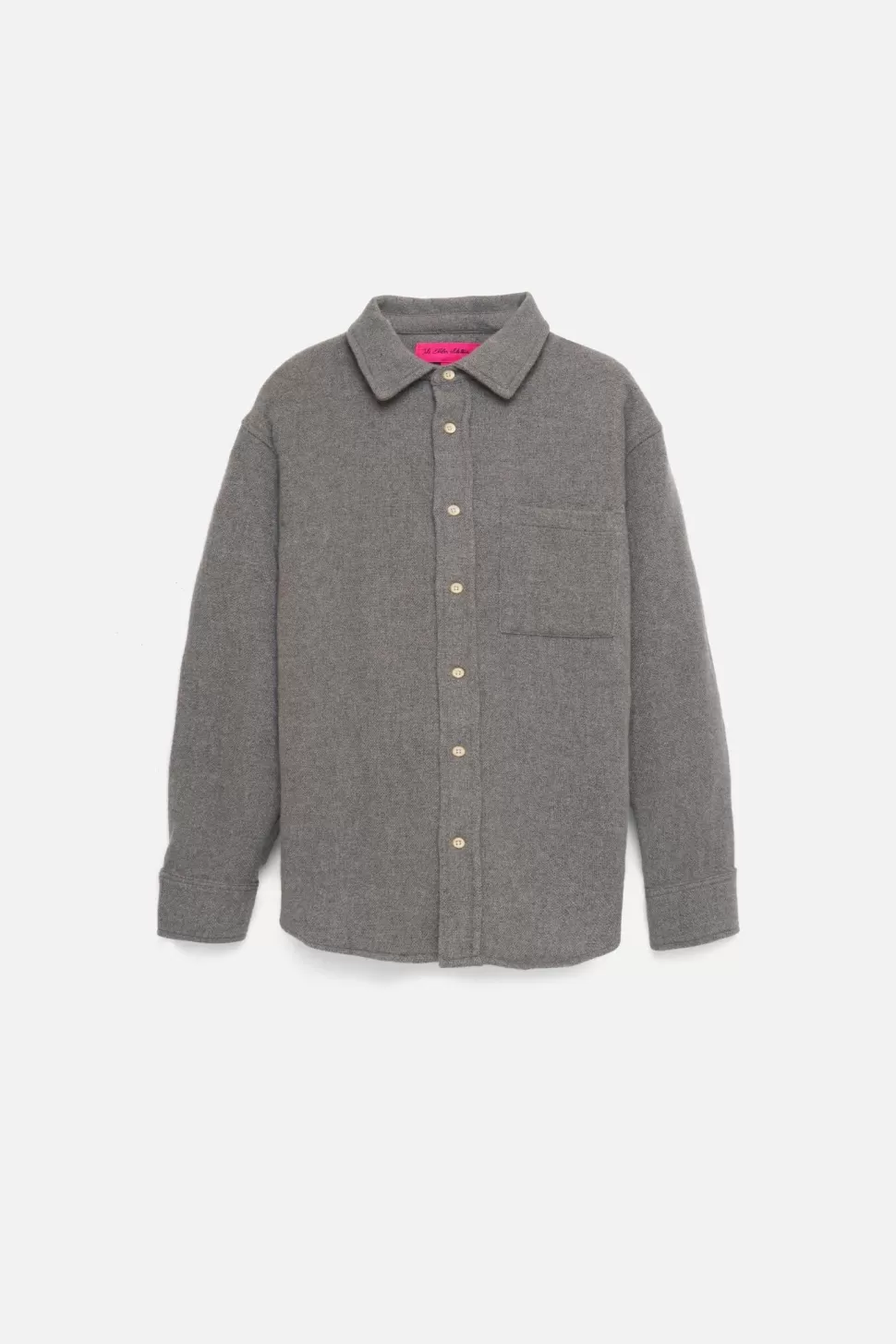 The Elder Statesman Woven Overshirt Lightgrey Outlet