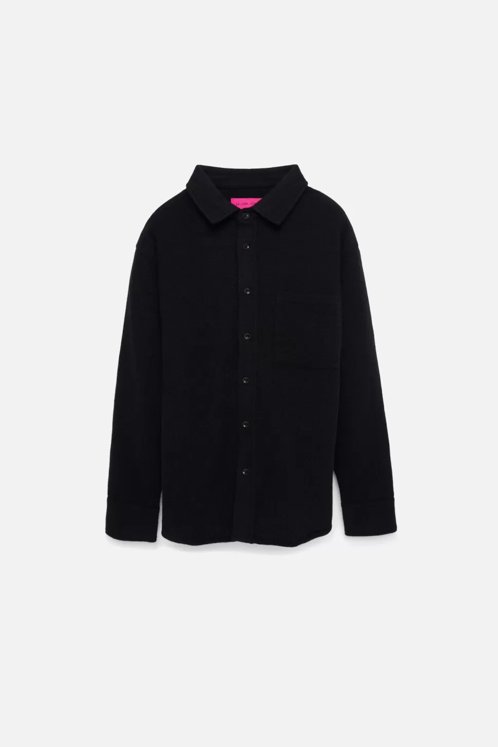 The Elder Statesman Woven Overshirt Black Cheap